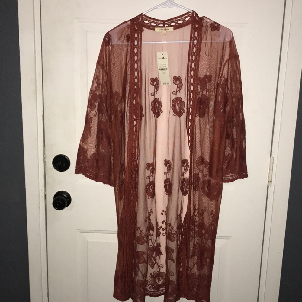 NWT sheer kimono bundle
